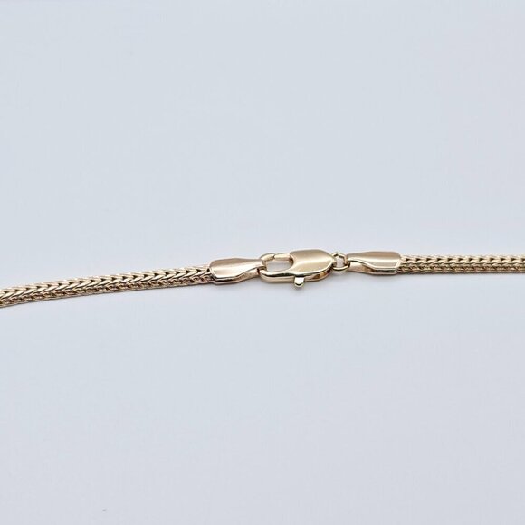 Classic Flat Chain Rose Gold Necklace for Elegant Everyday Wear, XPNL0074 - Picture 11 of 12